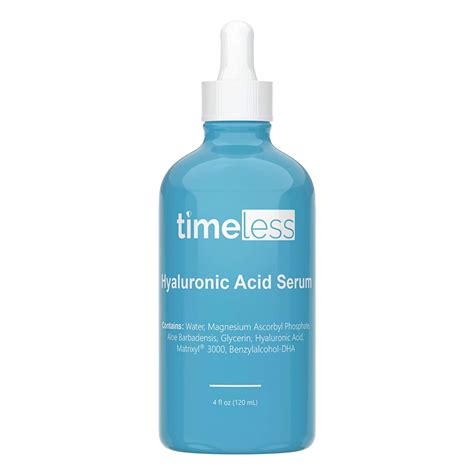 Timeless Skin Care Hyaluronic Acid Vitamin C Serum Refill 4 Oz