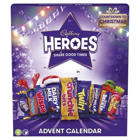 Cadbury Heroes Chocolate Advent Calendar 230g - Walmart.com