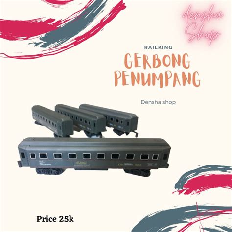 Jual Gerbong Penumpang Railking Warna HIJAU Shopee Indonesia