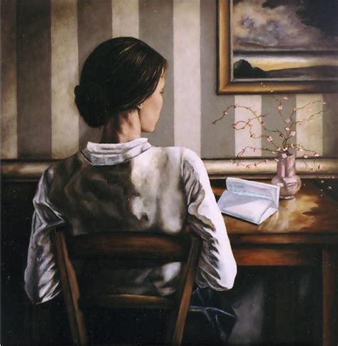 Reilee Bach - The Letter | See: www.reileebach.com/ [Oil on … | Flickr