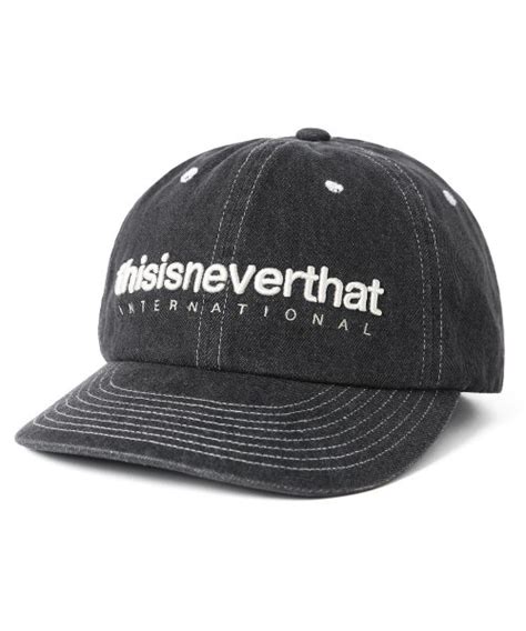 Musinsa Thisisneverthat Intl Denim Cap Black