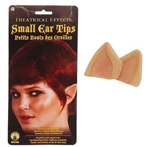 Theatrical Play Small Pointy Prosthetic Latex Ear Tips For Elf Costume