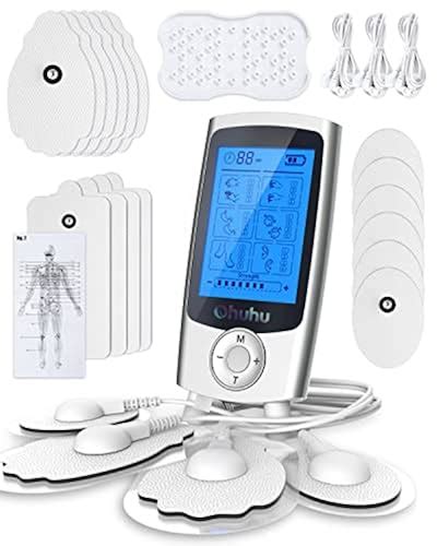 Ohuhu Tens Unit Muscle Stimulator Modes Rechargeable Tens