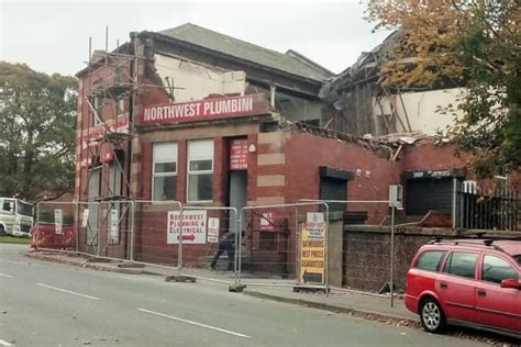 Road Reopened As Investigations Continue Into Burnley Building Collapse