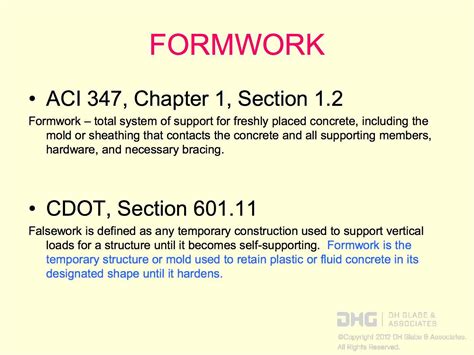 Formwork and Falsework Differences | DH Glabe & Associates