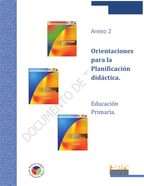 Orientaciones para la Planificación didáctica