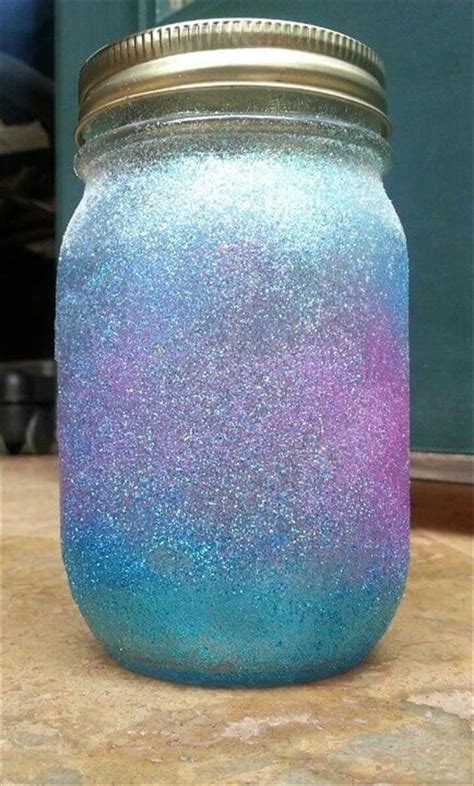 Diy Glitter Mason Jar Tutorial