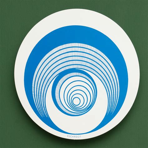 Marcel Duchamp Escargot Rotorelief Konig Series 133 1987 For Sale At