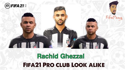 Fifa 21 Faces Virtual Pro Club Look Alike Rachid Ghezzal Beşiktaş