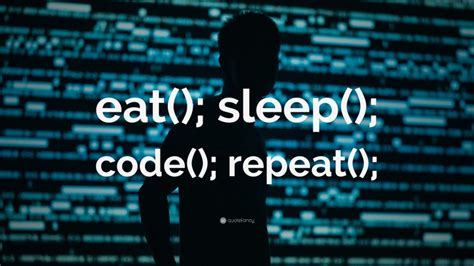 Eat Sleep Code Repeat Wallpaper By QuoteFancy