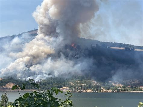 Wildfire Across From Hood River Burns Over 530 Acres Only 5 Contained