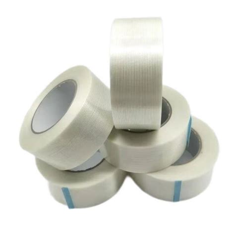 Adhesive Filament Glass Fiber Tape Bi Directional Hot Melt Filament