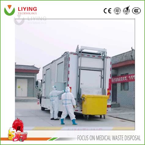 Environmental Biohazard Medical Waste Garbage Truck Microwave Steam