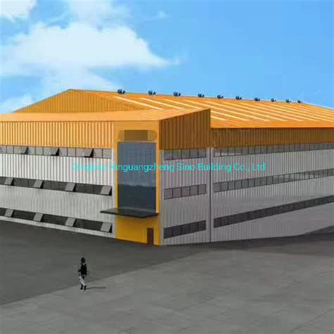 SGS Certificate Hot DIP Galvanized Dwg Plan Steel Structure Warehouse Building Costs Steel
