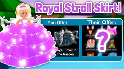 What People Trade For Royal Stroll In The Garden Skirt Royale High