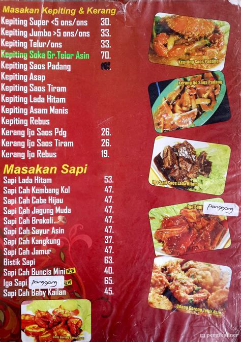 Selalu Diperbarui Menu Seafood 99 Pondok Gede Bekasi