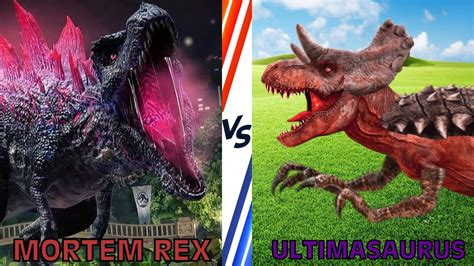 Mortem Rex Vs Ultimasaurus Dinosaur Carnivore Tournament Arena S E