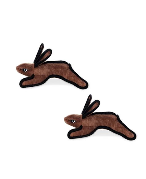 Tuffy Jr Barnyard Rabbit Brown 2 Pack Dog Toys Macys