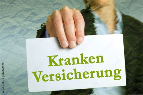 Krankenversicherung Stock Foto Adobe Stock