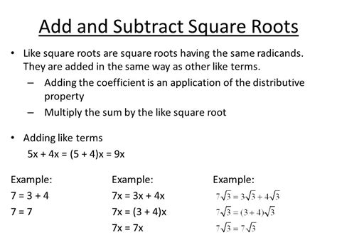 Add Subtract Radicals Worksheets Printable Online Answers