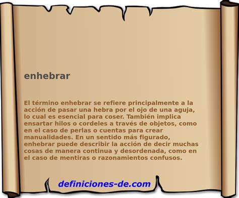 O Que Significa Enrabar - Significado de «enhebrar»