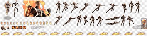 Marvel Avengers Alliance Human Torch Felicia Hardy Playstation Sprite