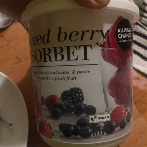 Woolworths Food Mixed Berry Sorbet Review Abillion