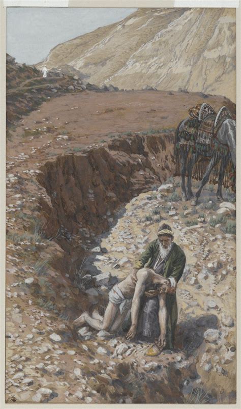 The Good Samaritan By James Tissot Daily Catholic Mass Catholic Mass Readings Free Bible