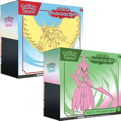 Paradox Rift Elite Trainer Boxes Set Of 2 SV04 Paradox Rift Pokemon