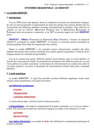 Ch3 Systemes Sequentiels Grafcet PDF