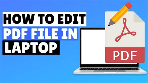 How To Edit PDF In Laptop YouTube