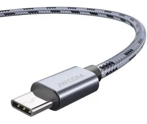 Cabo Carregador Rápido Usb Type C 2 Metros Reforçado 2 4a Escorrega o