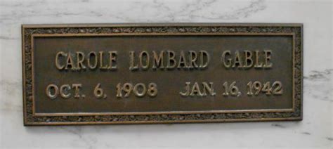 Celebrities Final Resting Places: Carole Lombard (1908-1942)