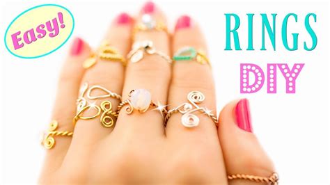 10 Diy Rings Easy Diy Rings With A Twist How To Make A Ring Helenaday Diy Rings Easy