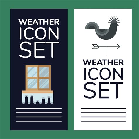 Weather banner set 1934968 Vector Art at Vecteezy