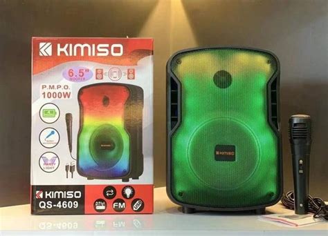 Jual Origin Speaker Bluetooth LED KIMISO QS 4609 RGB 6 5 Inch Plus