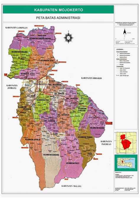 Industri Kabupaten Mojokerto Peta Administrasi Kabupaten Mojokerto