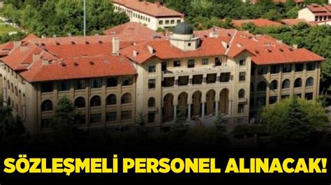 Ankara Hac Bayram Veli Niversitesi Personel Alacak