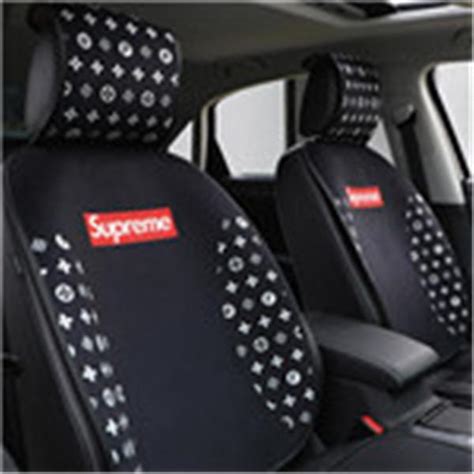 シュプリーム シートカバー 前席 座席 Supreme カーシートカバー シートエプロン 乗用車 自動車 軽自動車