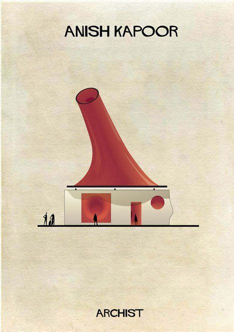 Famous Artworks Transformed Into Buildings By Federico Babina Famous