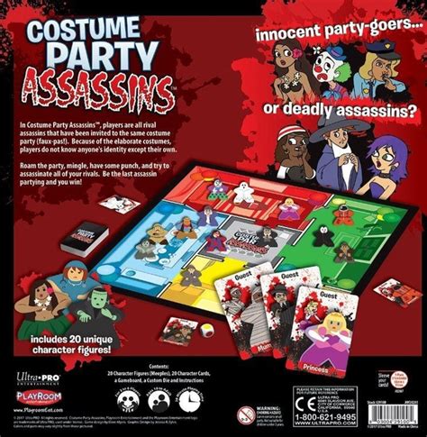 『高雄龐奇桌遊』 密弒派對 Costume Party Assassins 附中文說明書 正版桌上遊戲專賣店 撲克uno紙牌遊戲 Yahoo奇摩購物中心