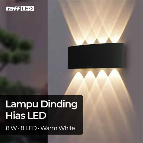 Jual Taffled Lampu Dinding Hias Led Indoor Plastic W Led