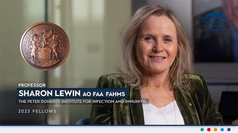 Professor Sharon Lewin Ao Faa Fahms 2023 Fellow Australian Academy