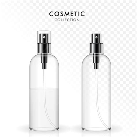 Premium Vector Cosmetic Spray Bottle Template Set