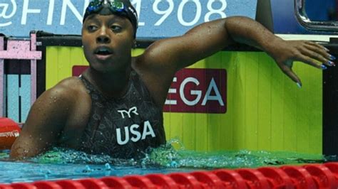 World Swimming Simone Manuel Retains World Title In The 100m Freestyle