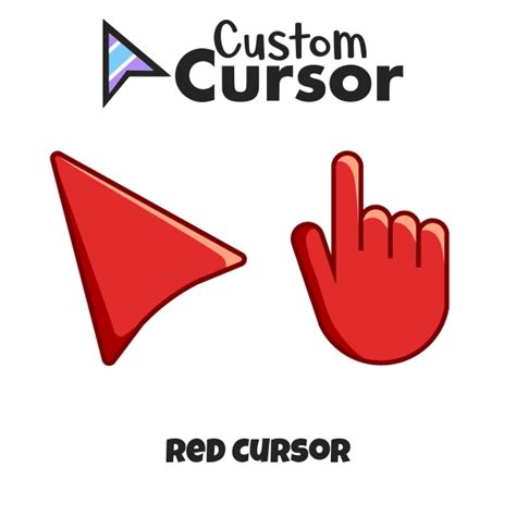 Red cursor – Custom Cursor