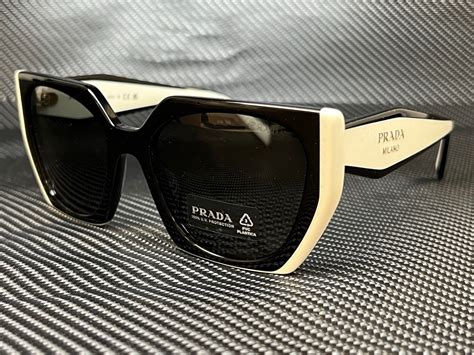 Prada Pr 15ws 09q5s0 Black Talc Dark Grey 54 Mm Womens Sunglasses 8056597437509 Ebay