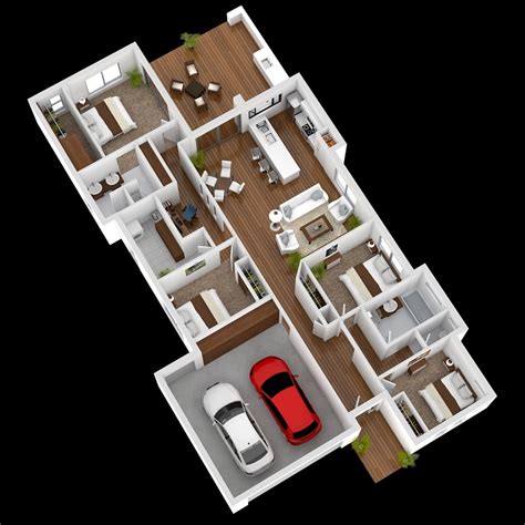 4 Bedroom Apartment/House Plans