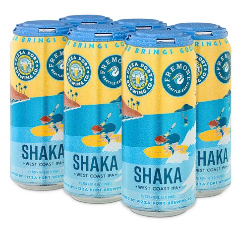 Pizza Port SHAKA West Coast IPA 16oz Can Bine Vine