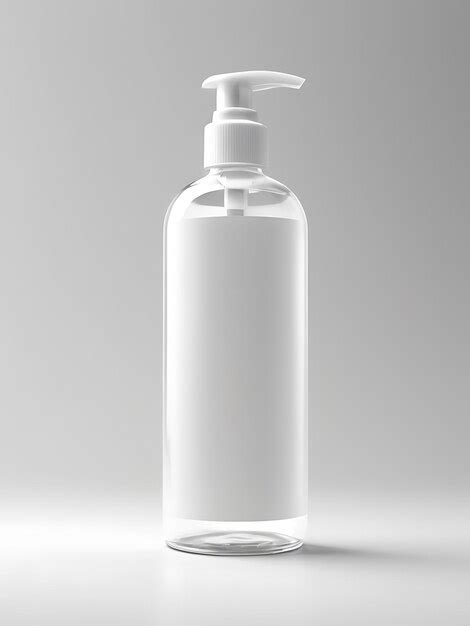 Antibacterial Gel Bottle Mockup Premium Ai Generated Image
